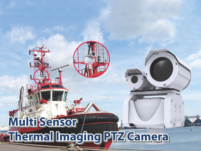 Multi Sensor Thermal Imaging PTZ Camera 제품사진